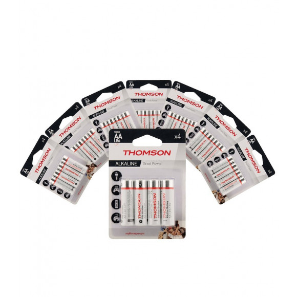 Pack De 32 Piles Alcalines Lr06 Aa 1,5 V - Thomson