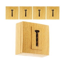 Lot De 5 Prises Téléphone 8 Plots Saillie Bel'vue - Hêtre - Bel'vue