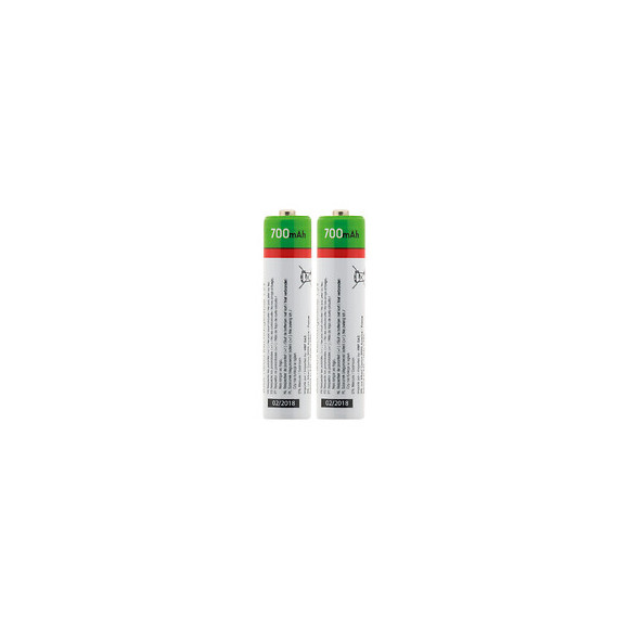 Pack 2x Piles Rechargeables Hr03 Aaa 700 Mah - Thomson