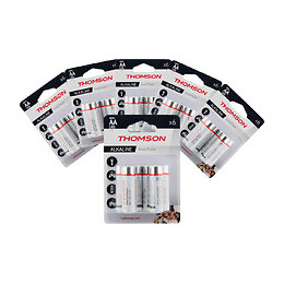 Lot De 48 Piles Alcalines Lr06 Aa 1,5 V - Thomson