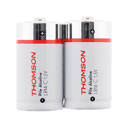 Pack 2 Piles Alcalines Lr14 C 1,5 V - Thomson