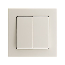 Va & Vient Double 10a Saillie Borne Auto Blanc - Bel'vue