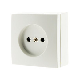 Prise 2p 10a Saillie Blanc - Bel'vue