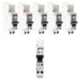 Lot De 6 Disjoncteurs À Connexions Automatiques Ph+n - 32a Nf - Thomson