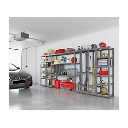 Concept Rangement De Garage Modulö - Longueur 405 Cm - 21 Plateaux