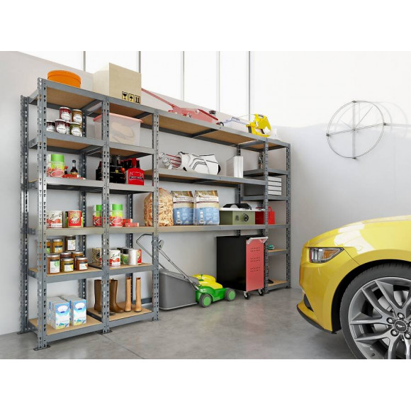 Concept Rangement De Garage Modulö - Longueur 300 Cm - 21 Plateaux