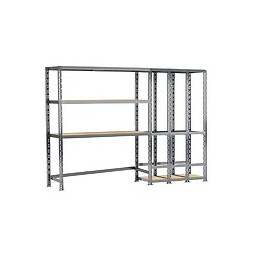 Concept Rangement De Garage Modulö - Longueur 255 Cm - 5 Plateaux