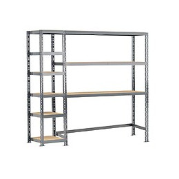 Concept Rangement De Garage - Longueur 200 Cm - 9 Plateaux