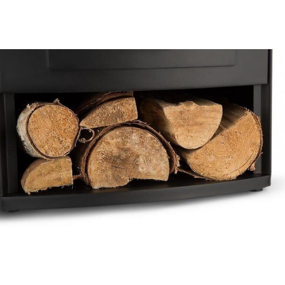 Foyer Electrique Noir Imitation Fonte Helsinki 2000w