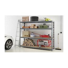 Etagère Rack Charge Lourde - 4 Plateaux - 220 X 60 Cm