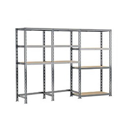 Concept Rangement De Garage - Longueur 240 Cm - 10 Plateaux