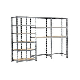 Concept Rangement De Garage - Longueur 240 Cm - 18 Plateaux