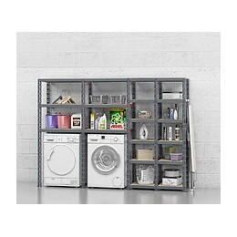 Concept Rangement De Garage - Longueur 240 Cm - 18 Plateaux