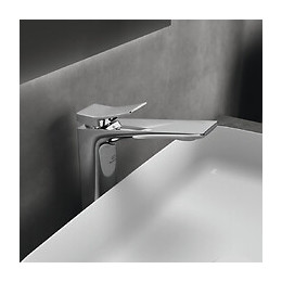 Ideal Standard Mitigeur Lavabo Réhaussé Sans Tirette Sans Vidage Conca, Couleur, Chrome