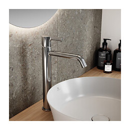 Ideal Standard Mitigeur Lavabo Réhaussé Sans Tirette Sans Vidage Joy Couleur, Chrome