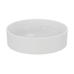 Idéal Standard Pack Vasque À Poser Ronde Conca 45 Cm Blanche + Mitigeur Lavabo Réhaussé Tesi Chrome