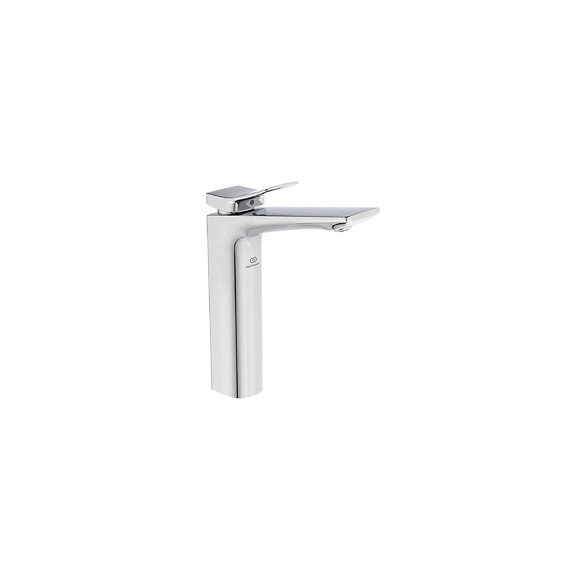 Idéal Standard Pack Vasque À Poser Rectangulaire Conca 60 Cm Blanche + Mitigeur Lavabo Réhaussé Conca Couleur, Chrome