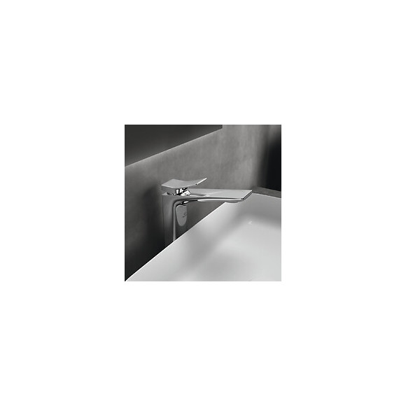 Idéal Standard Pack Vasque À Poser Rectangulaire Conca 60 Cm Blanche + Mitigeur Lavabo Réhaussé Conca Couleur, Chrome