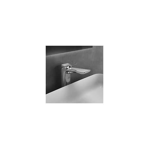 Ideal Standard Mitigeur Lavabo Réhaussé Sans Tirette Sans Vidage Conca, Couleur, Chrome