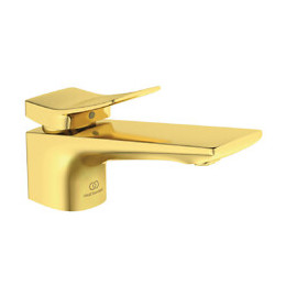 Mitigeur Lavabo Avec Tirette Et Vidage Ideal Standard Conca, Couleur , Or