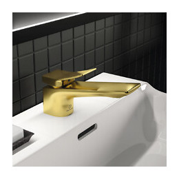 Mitigeur Lavabo Avec Tirette Et Vidage Ideal Standard Conca, Couleur , Or