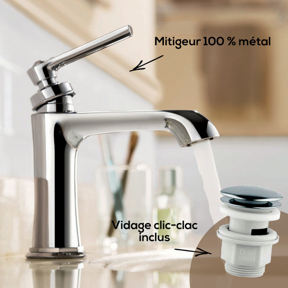 Paini - Mitigeur De Lavabo Ladys 100, Chrome