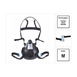Dräger X-plore 3500 M Demi-masque Respiratoire Pour Filtre À Baïonnette De Taille M - Sans Filtre