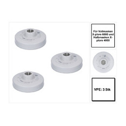 Dräger Rd40 P3 R Kit: Filtres À Particules Pour Masques Complets X-plore 6000 Et Demi-masques X-plore 4000  ( 3x 6738932 )