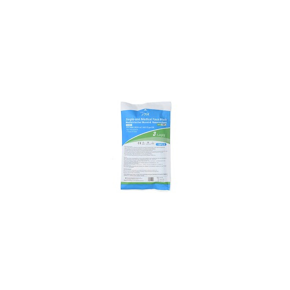 Mr Solutions Masque De Protection Nasale Et Bucale Medical, Filtration Bfe 98 % En 14683:2019+ac:2019 Type Iir, Masque Chururgi