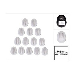 Dräger X-plore Set: Filtres Combinés À Baïonnette Pour X-plore 3300 / 3500 / 5500 ( A1b1e1k1 Hg P3 R D ), 14 Pcs. ( 7x 6738