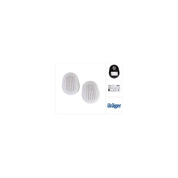 Dräger X-plore Filtres Combinés À Baïonnette Pour X-plore 3300 / 3500 / 5500 (a1b1e1k1 Hg P3 R D), 2 Pcs. (6738817)
