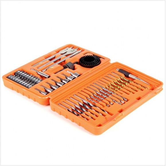 Wellcut Wc-sdb56 Ensemble De Forets - 56 Pièces + Scies Cloches + Coffret De Transport