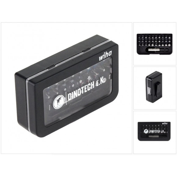 Wiha Embouts Set 31 Pièces + Boîtier Bitbox Dinotech Edition