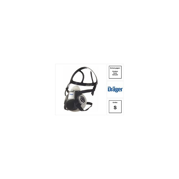Dräger X-plore 3300 S Demi-masque De Protection Respiratoire Pour Filtre À Baïonnette Taille S - Sans Filtre