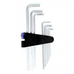 Wera 950/9 L Hex-plus Hf 1 Jeu De Clés Mâle Coudées, Syst. Métrique, Chromées Avec Fonction De Retenue - 9 Pièces ( 05022