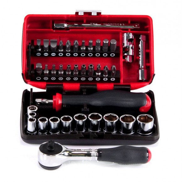 Facom R.360nano Jeu De Clés À Douille -38 Pièces 1/4 "hex