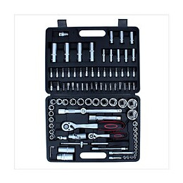 Bgs Technic Jeu De Clés À Douille Jeu D'embouts 6.3 Mm 1/4" + 12.5 Mm 1/2" - 94 Pièces ( 2296 )