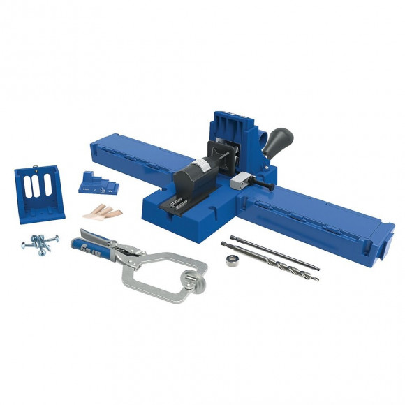 Kreg Jig K5 Master System Set ( K5ms ) Kit Complet D'assemblage De Charpentier Avec Gabarit De Perçage K5 + Base Et Pince De S