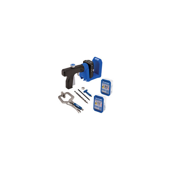 Kreg Jig 520 Pro Gabarit De Perçage De Trous De Poche ( Kphj520pro ) + Foret Étagé + Embout + Vis + Serre-joint
