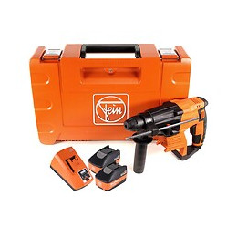 Fein Abh 18 Perforateur-burineur Sans Fil 2.0j 18v Sds-plus Brushless + 2x Batteries 5,2ah + Chargeur + Coffret De Transport