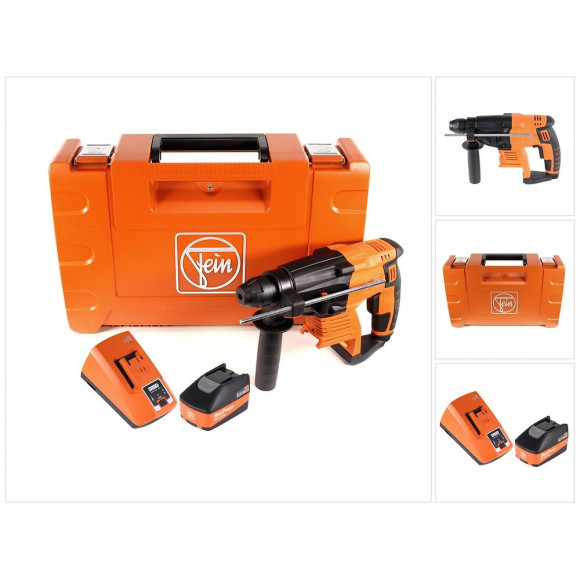 Fein Abh 18 Perforateur-burineur Sans Fil 2.0j 18v Sds-plus Brushless + 1x Batterie 5,2ah + Chargeur + Coffret De Transport