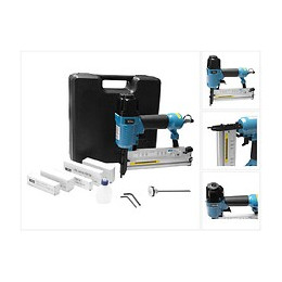 Güde  Ig 1/4" Agrafeuse À Air Comprimé 6 Bar( 40220 ) + Verrou De Sécurité + Boîte À Huile + Lunettes De Protection + Ac