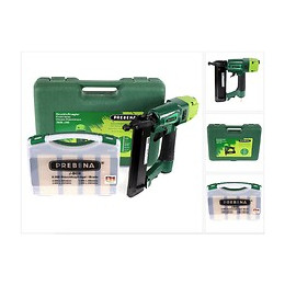 Prebena 2xr-j50 Cloueur Pneumatique Pour Pointes Avec Coffret De Transport + J-box 8.000 Pointes