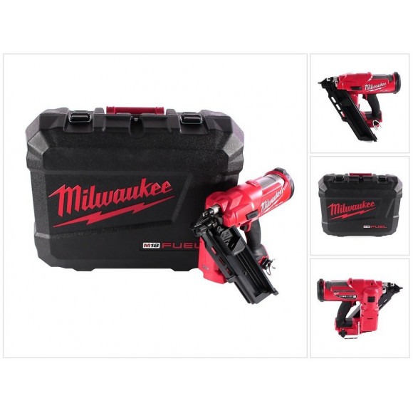 Milwaukee M18 Ffn-0c Cloueur De Charpente Sans Fil, 50 - 90 Mm 18 V Sans Balai + Coffret De Transport - Sans Batterie, Sans Cha