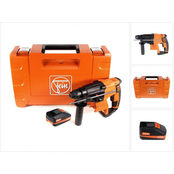Fein Abh 18 Perforateur-burineur Sans Fil 2.0j 18v Sds-plus Brushless + 1x Batterie 3,0ah + Coffret De Transport - Sans Chargeu