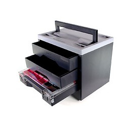Makbox Coffret À Tiroirs Rack 400x300x340mm + 2x Tiroirs + 1x Boite D'assortiment