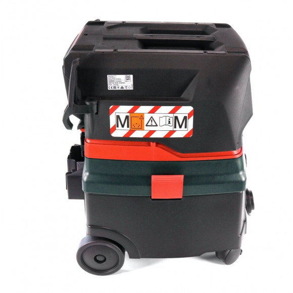 Metabo Asr 36 18 Bl 25 M Sc Aspirateur Eau/poussière Sans Fil, Sans Balai 36 V (2x 18 V), 25 L- Sans Batterie, Sans Chargeur (