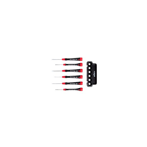 Wiha Tournevis De Précision - 6 Pièces Avec Support (260pk6) Picofinish