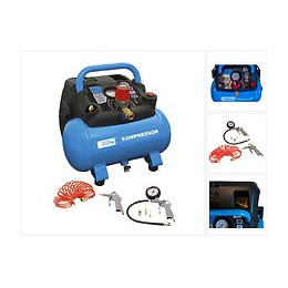 Güde 190/08/6 Compresseur Airpower 1100 W 8 Bar ( 50089 ) + Tuyau Spiralé + Pistolet De Gonflage + Gonfleur De Pneus