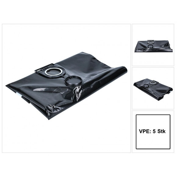 Metabo Sacs Pour Déchets En Pe - 25 L, 5pcs. Pour Asr 2025 / Asr 25 M Sc / Asr 25 L Sc / Asr 36-18 Bl 25 M Sc (630275000)